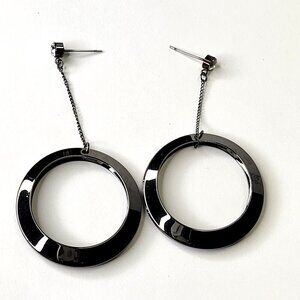 Black Dangle Earrings